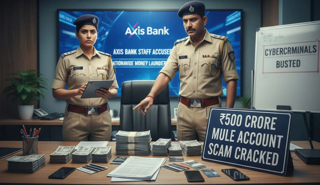 Mule Accounts and Millions: How Cybercriminals Laundered ₹500 Crore Across India Mule Accounts and Millions: How Cybercriminals Laundered ₹500 Crore Across India